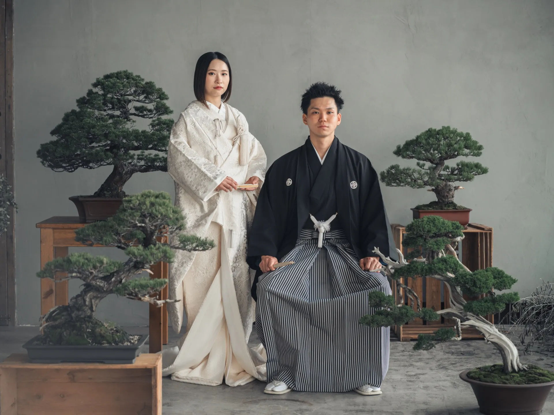 大阪のフォトスタジオcajaで撮る和装前撮り